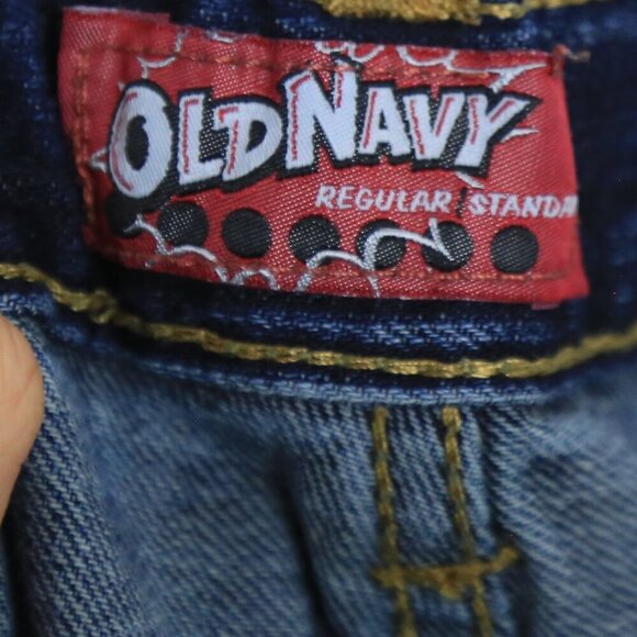 Vintage Old Navy Regular Standard Mid-rise Classic Denim Jeans Size 14 - Picture 5 of 8